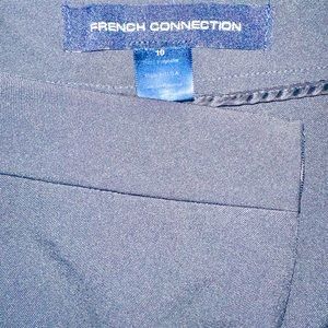 French Connection gray slacks, size 10. Looks awesome with a cool jacket!